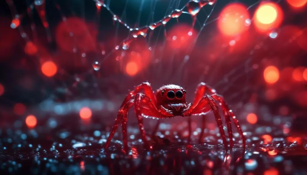 symbolism of red spiders