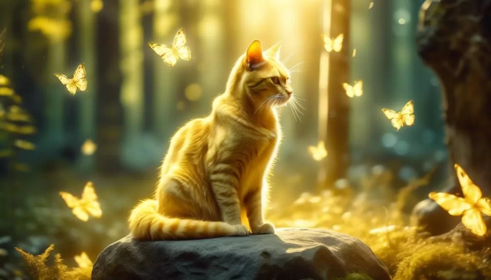 symbolism of yellow cats