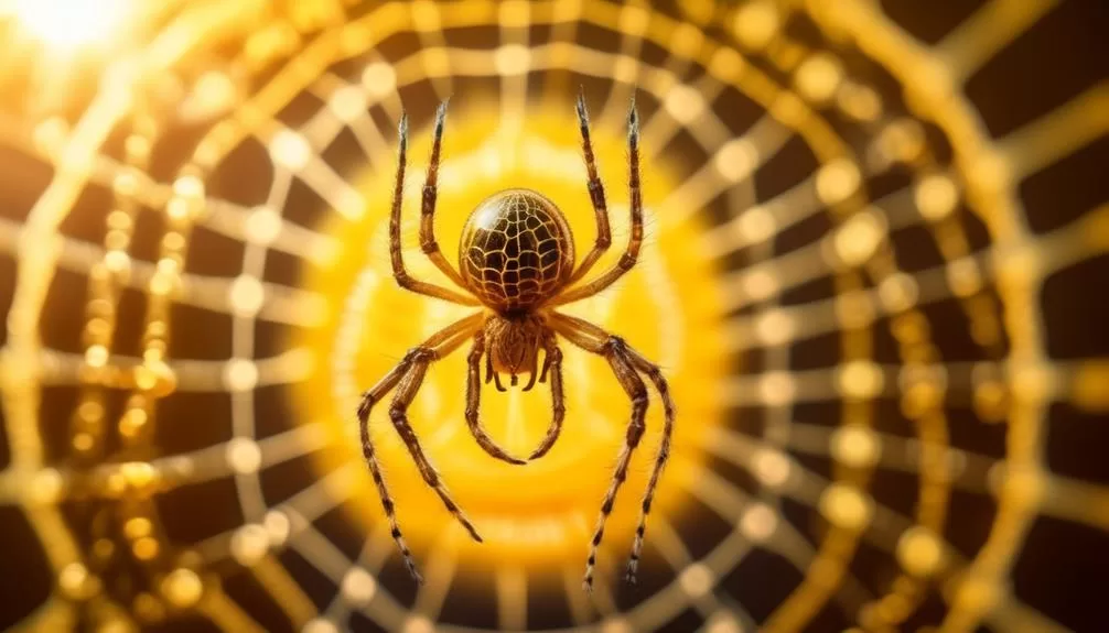 symbolism of yellow spiders