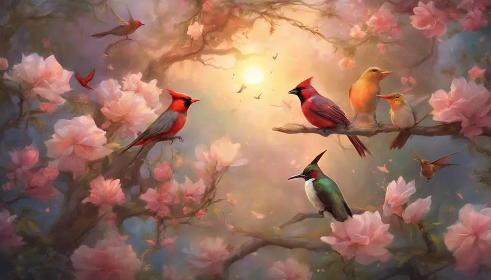 bird visits spiritual meanings