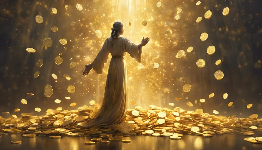 celebrating wealth and success