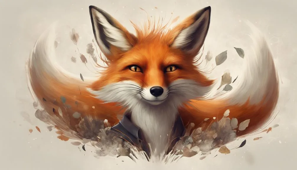 cunning fox intelligent symbolism