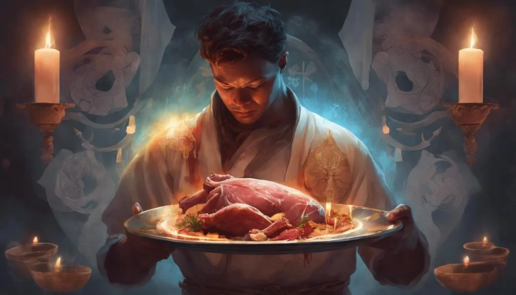 depiction of sacrifice symbolism