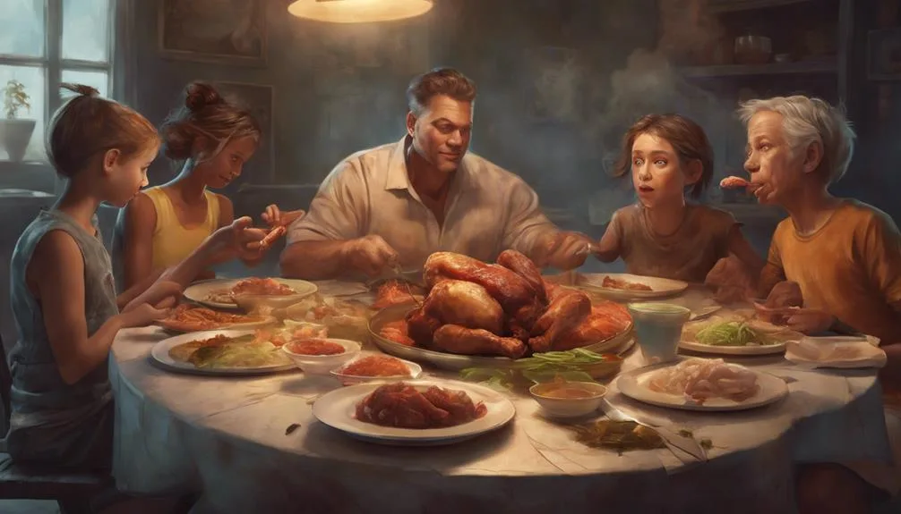 embracing family bonds together