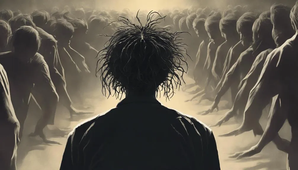 fear of judgment depicted