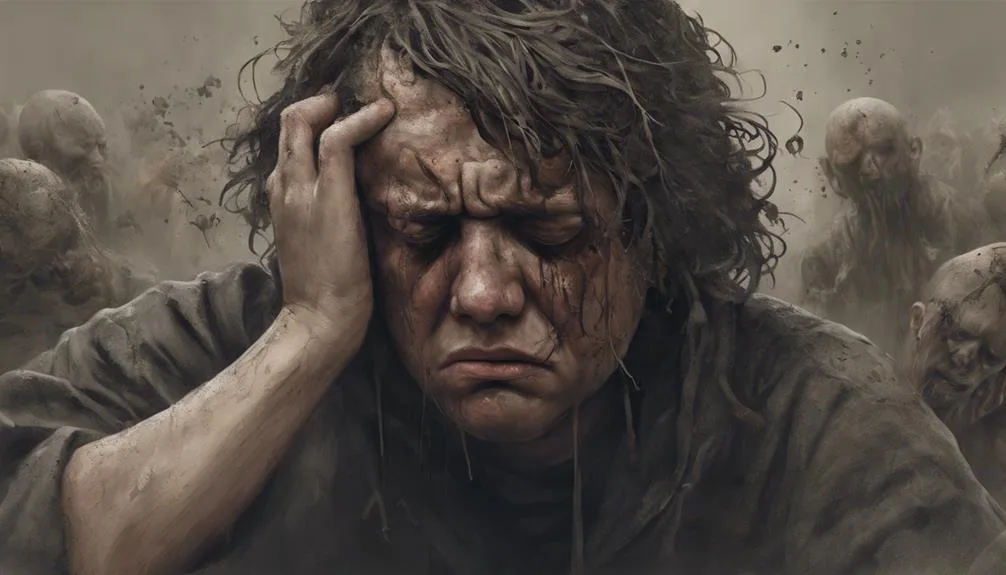 feelings of disgust represented