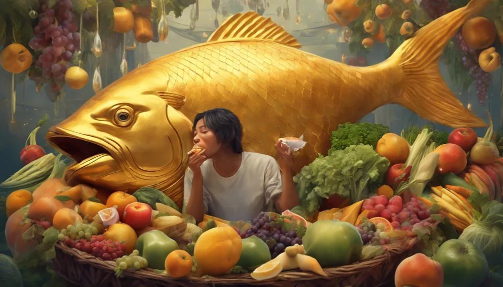 golden cornucopia brimming over
