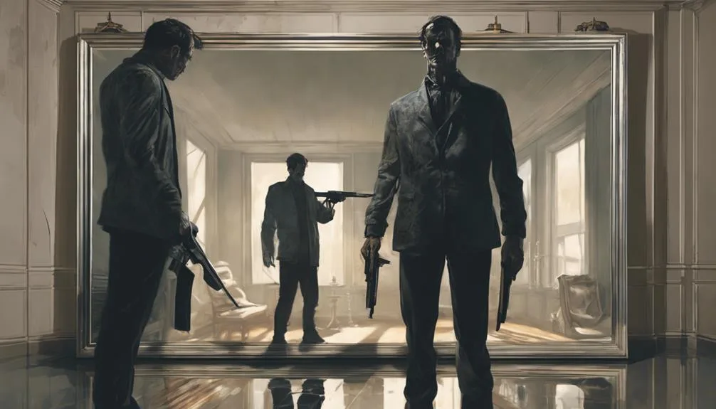 inner turmoil and reflection