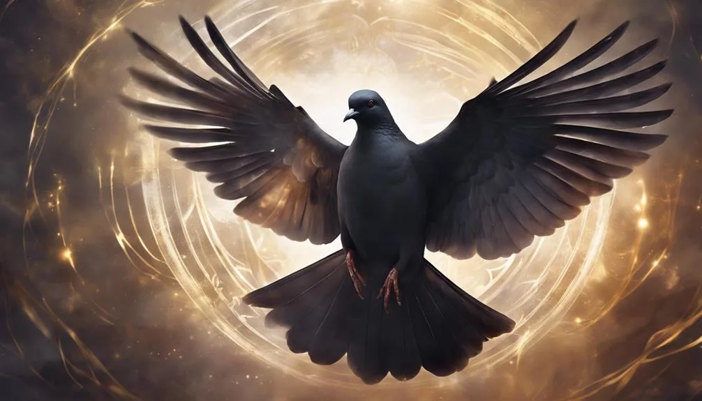 symbolism of black doves