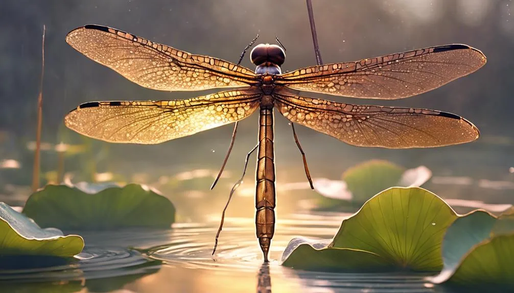 symbolism of brown dragonfly
