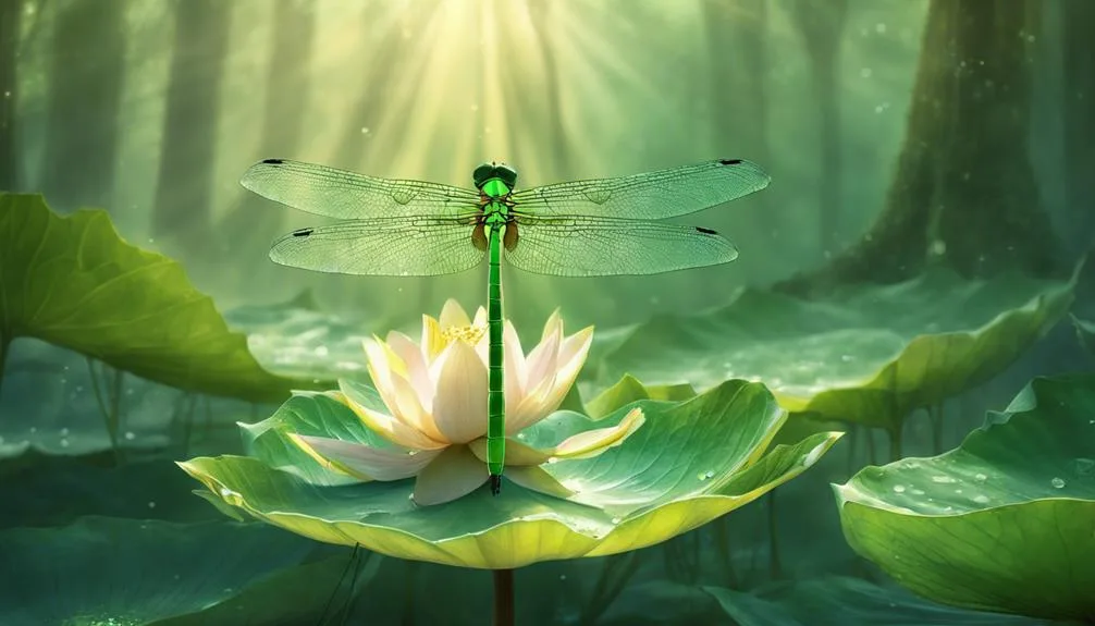 symbolism of green dragonflies