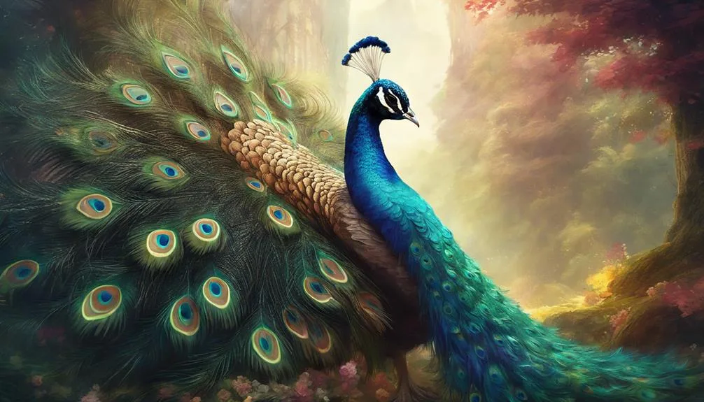 symbolism of peacock feathers