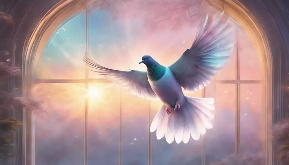 symbolism of pigeon encounters