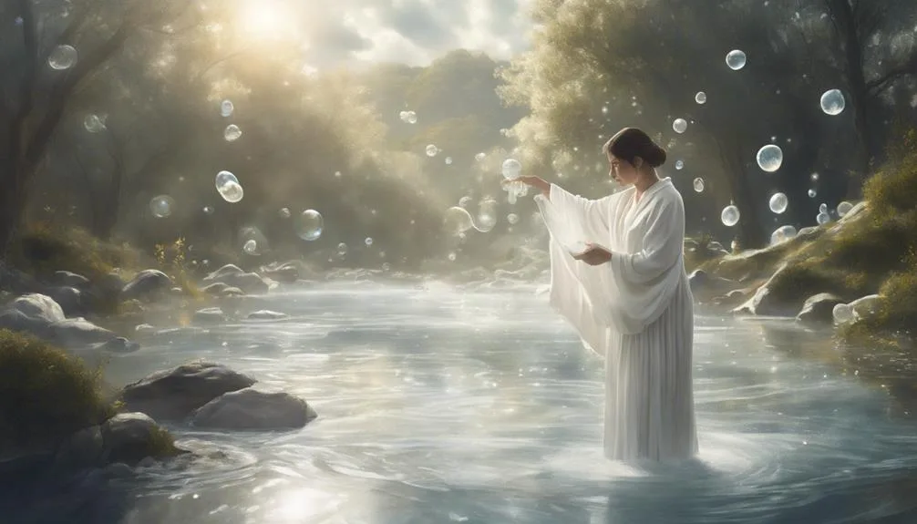 symbolism of washing clothes