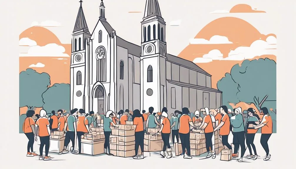 engaging in charitable service
