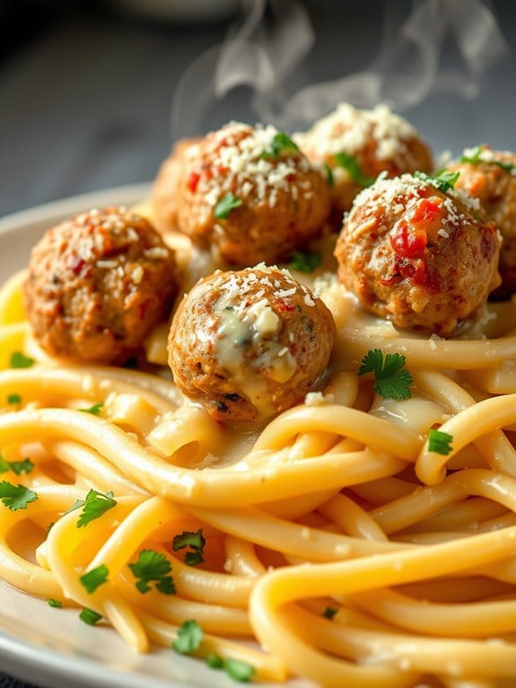 alfredo sauce meatball recipe