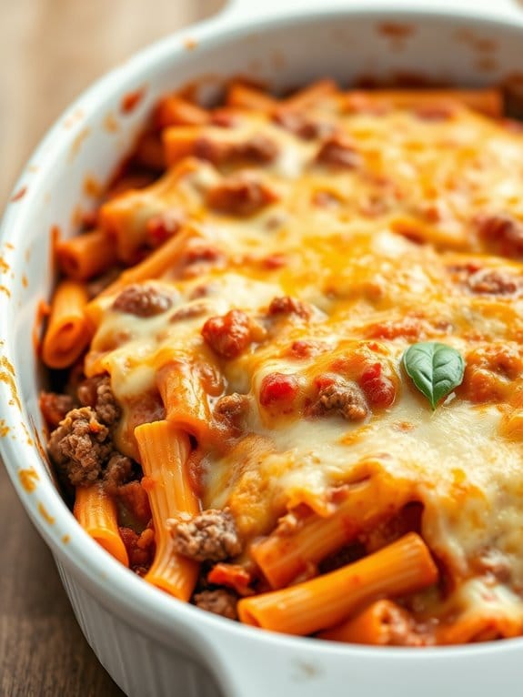 baked pasta with beef
