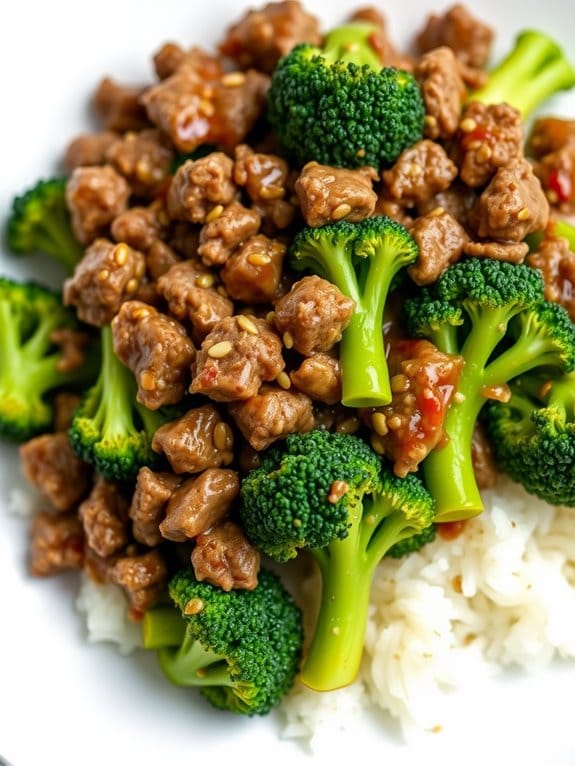 beef and broccoli dish