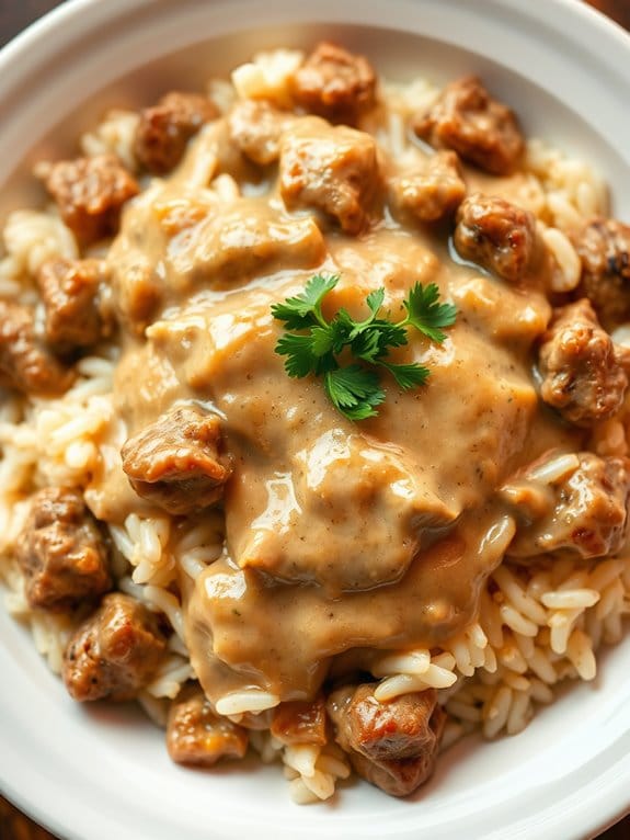 beef and rice casserole