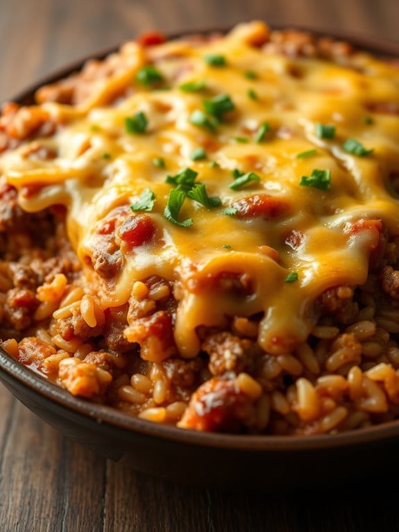 beef and rice casserole