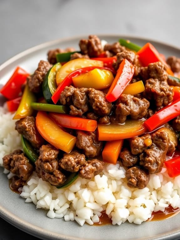 beef and vegetable dish