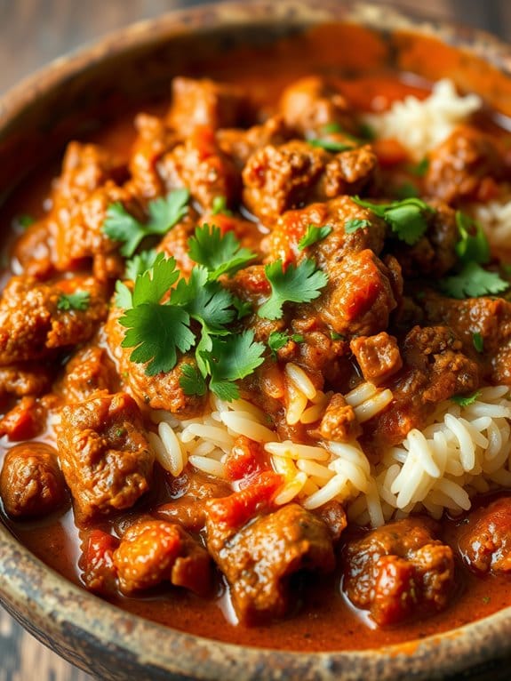 beef curry with rice