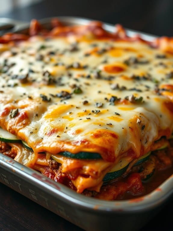 cheesy low carb beef dish