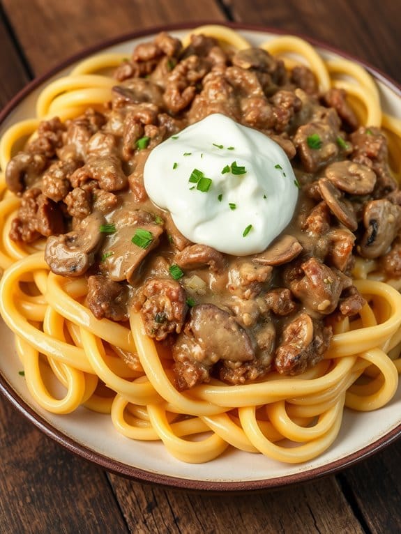 delicious beef stroganoff recipe