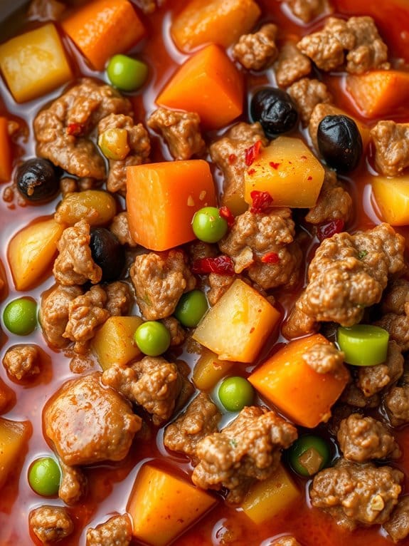 filipino beef hash dish