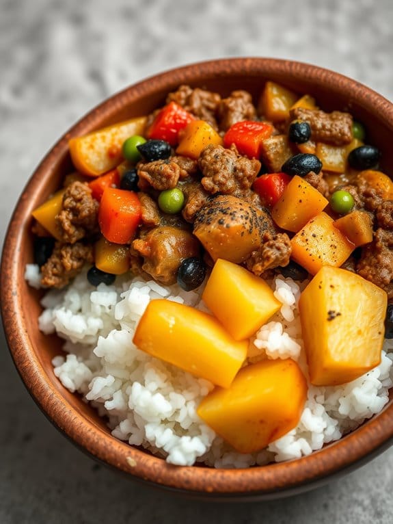 filipino ground meat dish