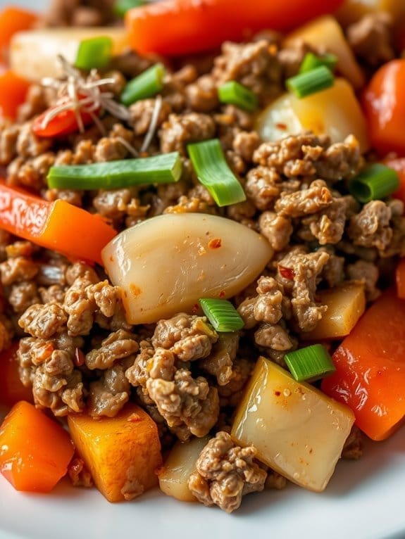ground beef stir fry recipe
