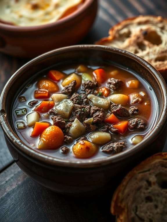 hearty beef cabbage soup