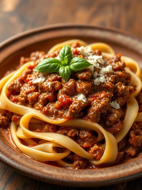 hearty beef pasta dish