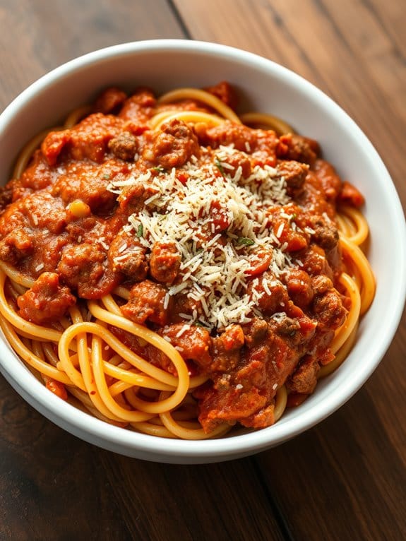 hearty beef pasta dish