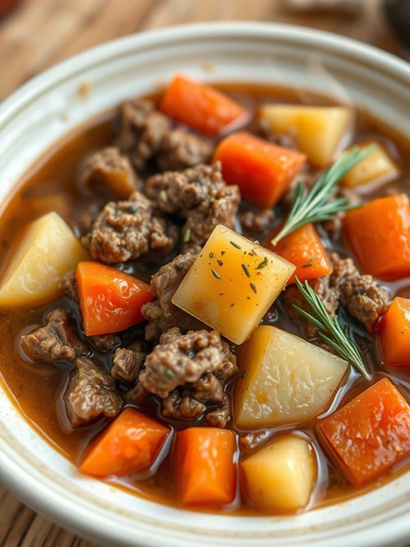 hearty beef potato stew