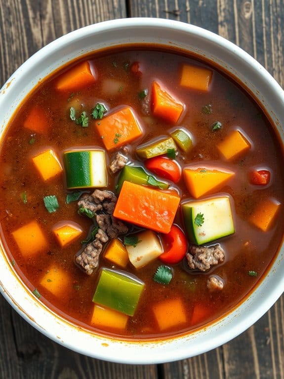 hearty beef vegetable soup
