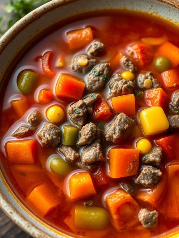 hearty beef vegetable soup