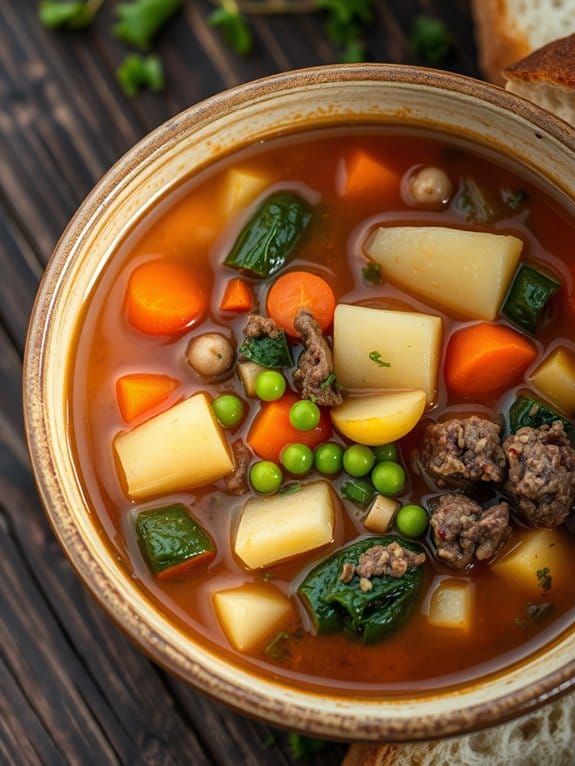 hearty beef vegetable soup