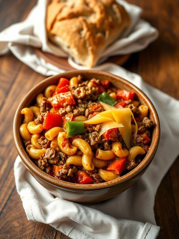 hearty ground beef goulash