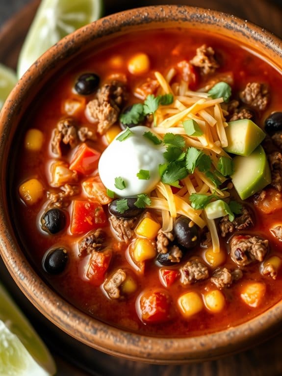 hearty ground beef soup