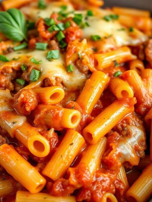 hearty pasta casserole dish