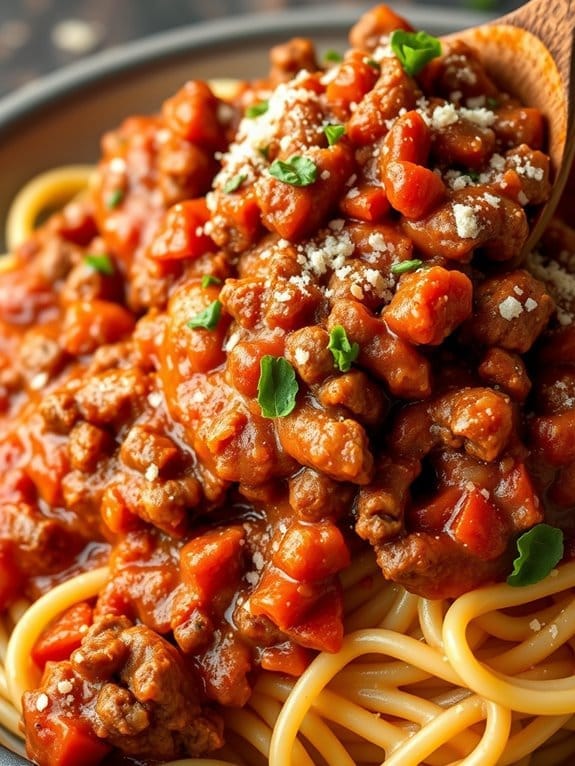 high protein beef sauce