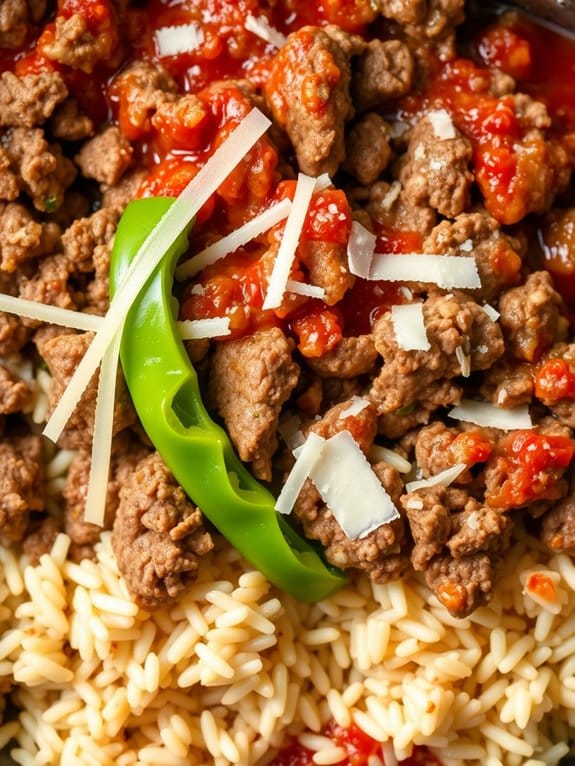italian beef rice dish