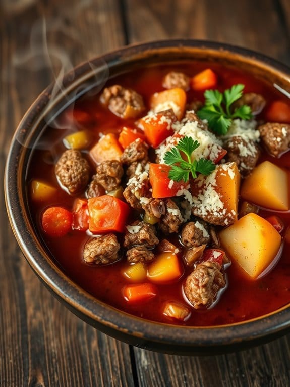 italian ground beef stew