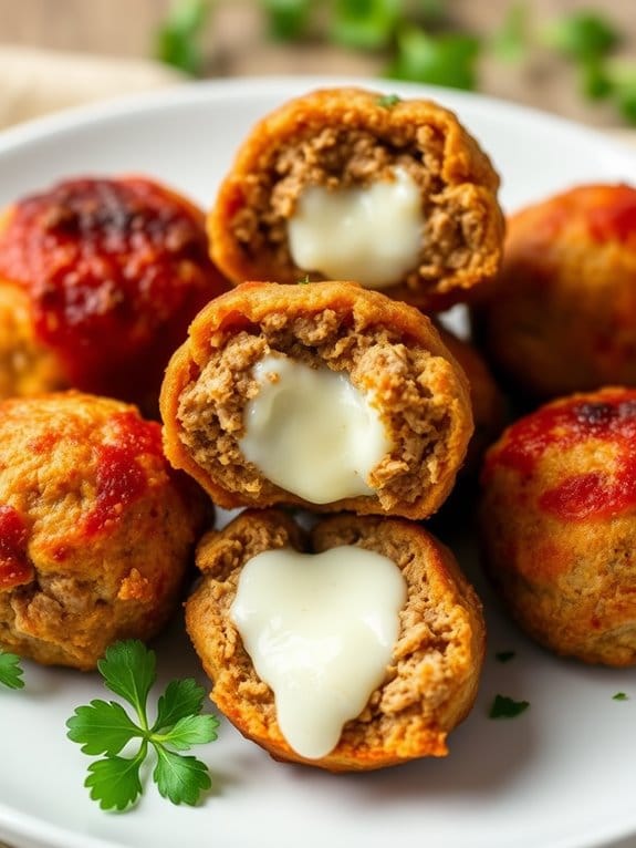 keto friendly stuffed meatballs recipe