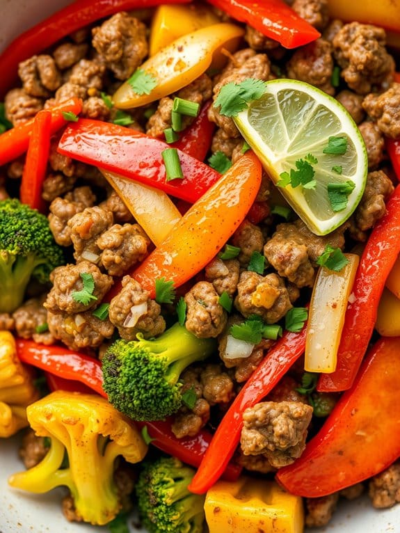 low carb beef stir fry