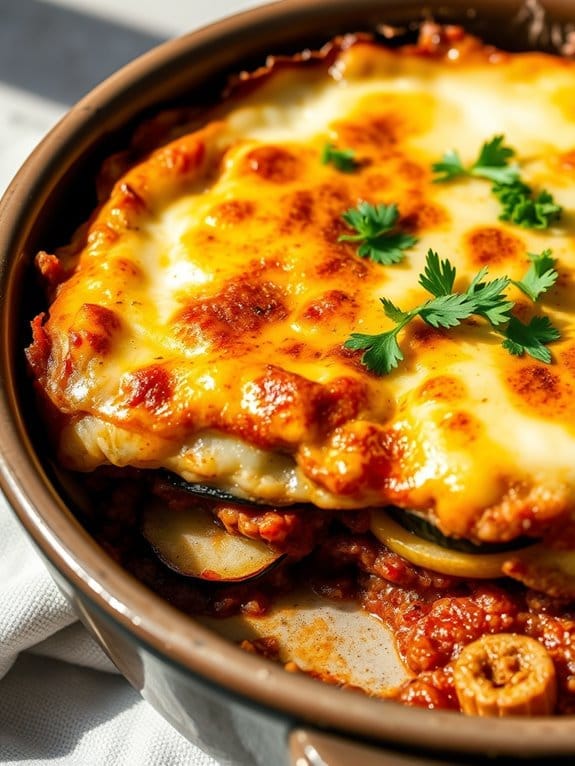 mediterranean beef casserole dish