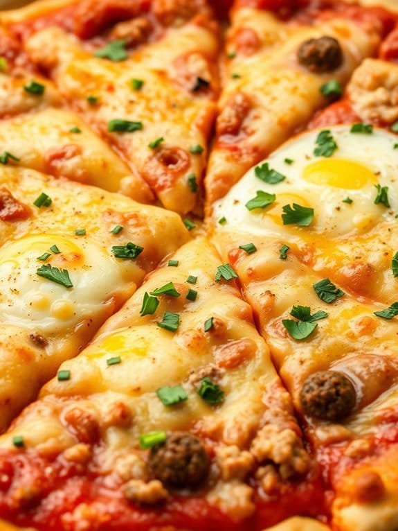 savory beef sausage pizza