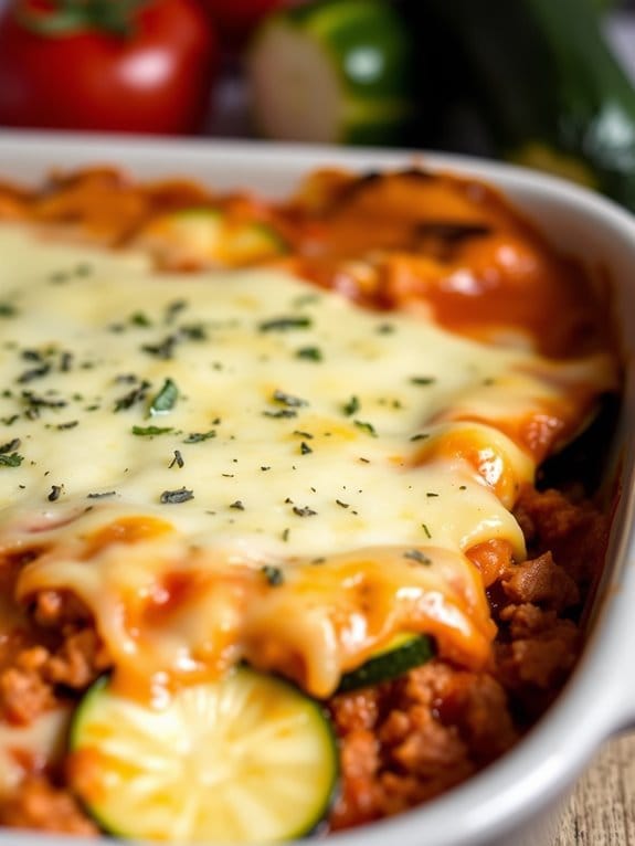 savory beef zucchini bake