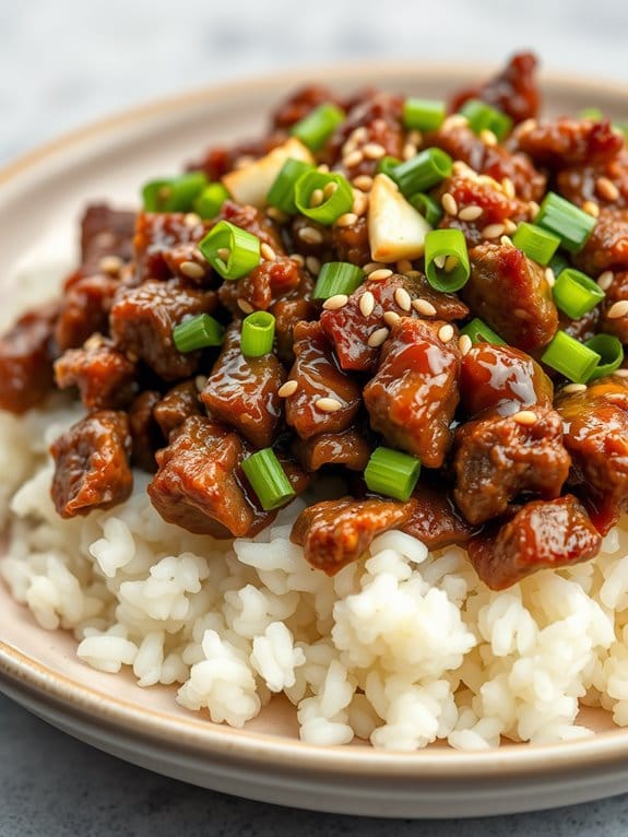 savory korean beef dish